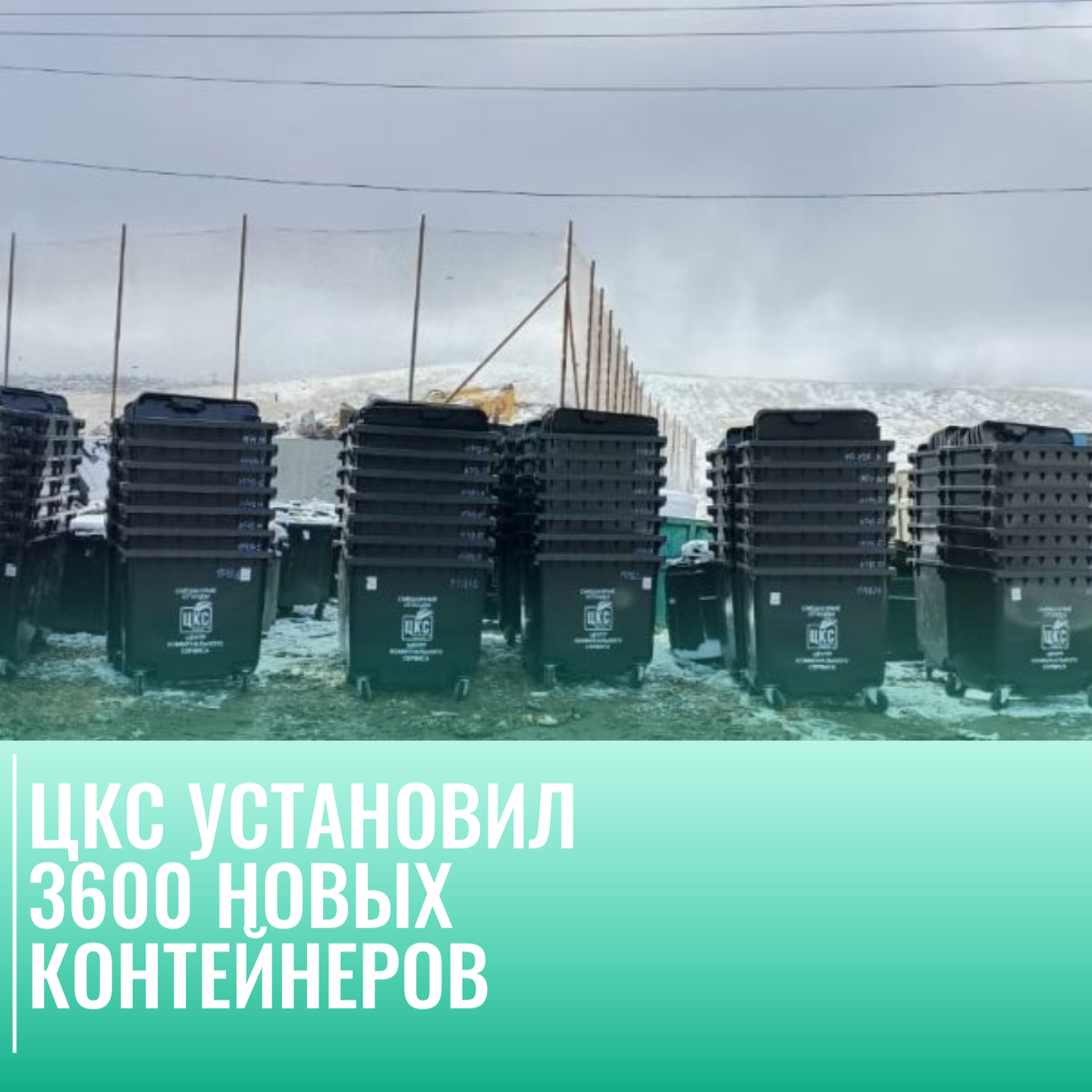 Региональный оператор с начала года установил 3 600 новых контейнеров