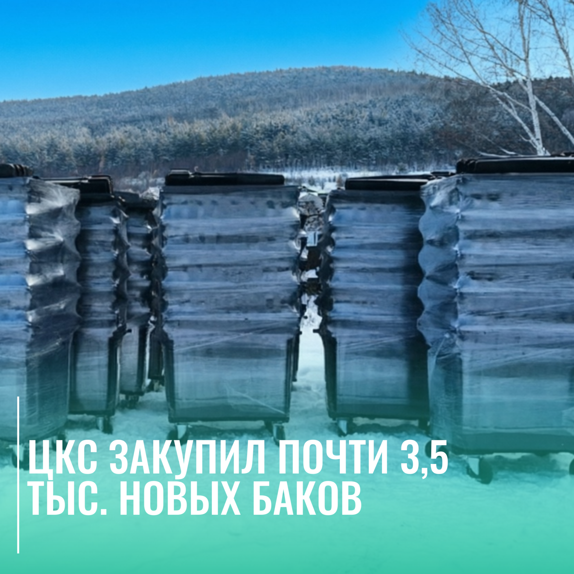 Почти 3,5 тысяч новых контейнеров поступят на площадки региона в 2026 году